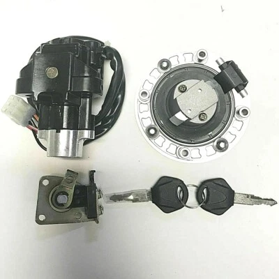 点火开关座椅燃气盖锁钥匙适用于铃木 GSXR 600/750/1000 01-02 DL1000 — 第 1/3 张图片