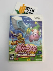 Nintendo Wii Game - Kirby's Return To Dream Land TESTED AND WORKING - Picture 1 of 5