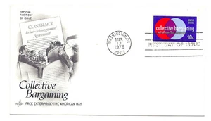 1558 Negociación colectiva, ArtCraft FDC - Imagen 1 de 1