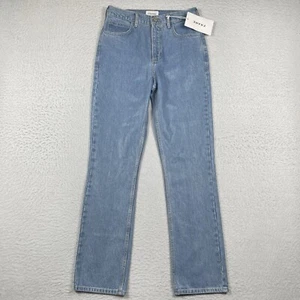 Frame Jeans Womens 26 Blue Poolside High 'N' Tight Straight Leg Denim Light Wash - Picture 1 of 15