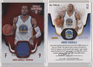 2015-16 Panini Totally Certified Materials Red /199 Andre Iguodala #TCM-AI