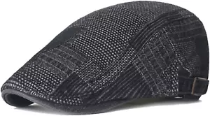 Men'S Cotton Flat Ivy Gatsby Newsboy Driving Hat Adjustable Irish Cabbie Ivy Dri - Picture 1 of 5