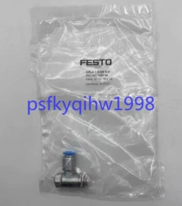 1pcs NEW FESTO GRLA-1/8-QS-6-D one-way throttle valve speed control valve - Bild 1 von 3