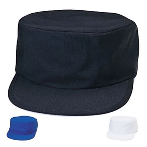 Cotton Twill Cadet Flat Top Low Crown Military Army Patrol Hats Caps - Picture 1 of 7