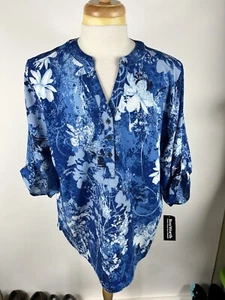 Bon Worth Woman’s Size L 3/4 Sleeve Pullover Top -3670 - Picture 1 of 5