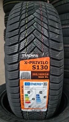 Treno completo 4 pneumatici invernali M+S 205/60/16 96H XL Tracmax gomme nuove - Imagen 1 de 4
