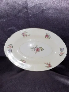 Vintage Household Institute Princess Pattern Relish/Gravy Underplate 8 7/8" - Picture 1 of 3