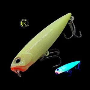 Topwater 6,6cm UV FLUO Glider Jerkbait Jerk Popper Kunstköder Twitchbait Barsch - Bild 1 von 1