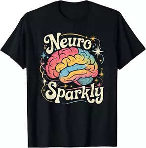 Neuro Sparkly Autism Awareness Neurosparkly Neurodiversity T-Shirt - Picture 1 of 4