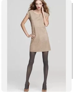 Joie | Aloisa Leather Dress Smokey Topaz Leopard Suede Size S - Picture 1 of 10