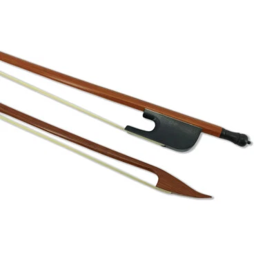 Professional 4/4 Cello Bow Baroque Style Straight Ebony Frog Natural Horsehair - Image 1 of 4