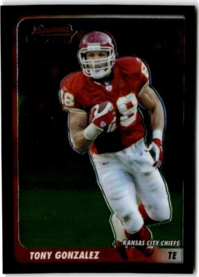 2003 Bowman Chrome #19 Tony Gonzalez Chiefs - Image 1 of 2