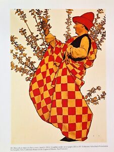 Maxfield Parrish - Illustration Titled Man With an Apple - Art Print
