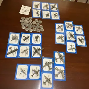 1987 Franklin Mint The World's Greatest Aircraft Set 25 Mini Pewter Planes - Picture 1 of 18