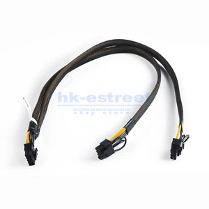 10pin to 8+8pin PCI-E Power Adapter Cable for HP ML350 DL360 G8 and GPU 60cm - Picture 1 of 12