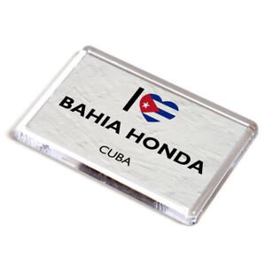 KÜHLSCHRANKMAGNET - I Love Bahia Honda, Kuba