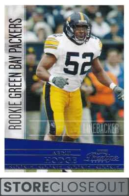 2006 Playoff Prestige #152 Abdul Hodge Rookie Green Bay Packers RC  - Image 1 of 2