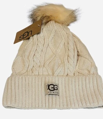 Limited Time UGG Cable Knit Beanies One Size Fits Most New Color Beige - Image 1 of 3