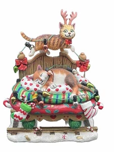 The Christmas Cat Express Train Danbury Mint 1 Car Piece Gary Patterson 2004 - Picture 1 of 9
