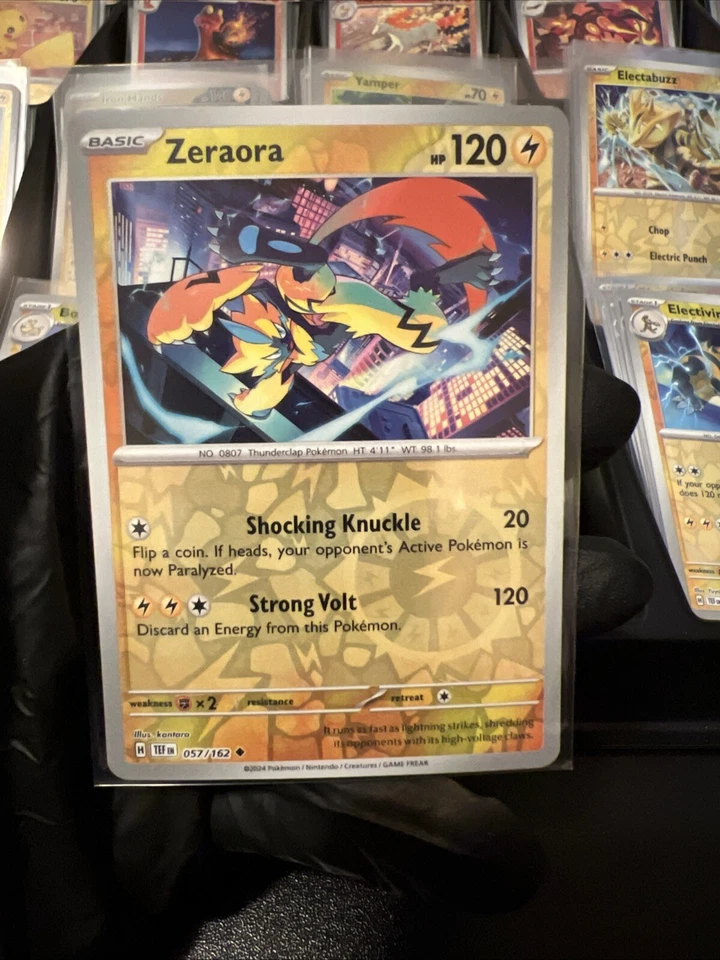 Zeraora 057/162 Sv05: Temporal Forces Reverse Holo - Image 1 of 1