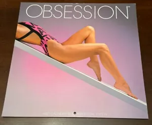 Obsession Women 16 Month 1987 Vtg Wall Calendar - Picture 1 of 4