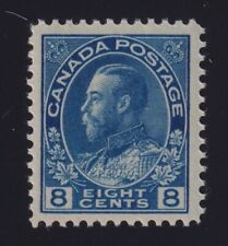 Canada Sc #115i (1925) 8c light blue Admiral Mint VF NH MNH