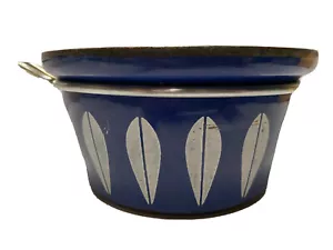 cathrineholm of Norway Emaillegeschirr Kochtopf blau Lotus 6,25" - Bild 1 von 8
