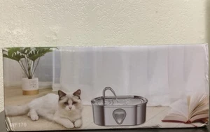 Your Pet My Care USB-Powered Stainless Steel Water Fountain for Cats #WF140 NIB - Picture 1 of 10