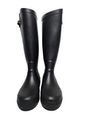 Botas de lluvia Aigle "Wellies" negras felinas para mujer Foto 1 de 4