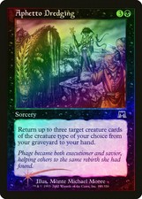 Aphetto Dredging FOIL Onslaught NM Black Common MAGIC GATHERING CARD ABUGames