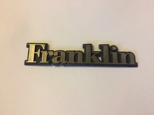 Plastic Franklin Car Automobile Dealership Emblem - Picture 1 of 1