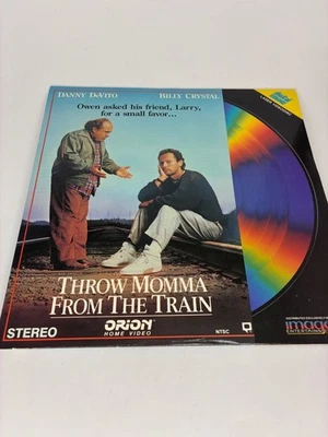 Throw Momma From The Train LaserDisc 1987 Comedy Stereo NTSC Orion Foto 1 de 3