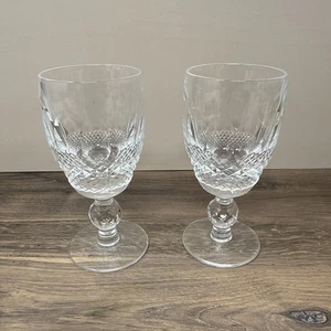 2 Waterford Crystal Colleen Claret Wine Glass 4” Short Stem Glasses. - Picture 1 of 5