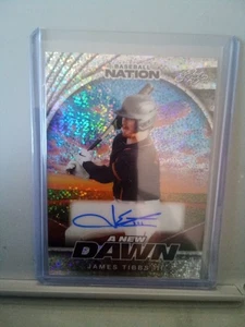 2025 Leaf Baseball Nation A New Dawn James Tibbs Autogramm 6/15 - Bild 1 von 2