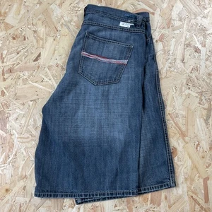 Pantalones cortos holgados de pierna ancha de hip hop pesados pelle pelle de la década de 1990 W38 - Imagen 1 de 6