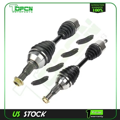 Eje delantero CV + pastillas de freno de cerámica aptas para Chevrolet Monte Carlo 06-07 Foto 1 de 4