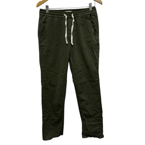 Marine Lagenlook Hose Herren M Grün Samstag Slim Gerade Kordelzug Gummibund - Bild 1 von 9