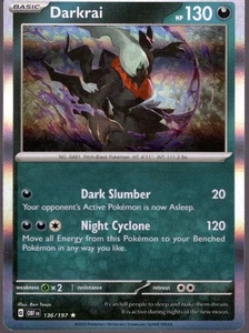 Pokemon Darkrai Rare SV03: Obsidian Flames 136/197 NM - Picture 1 of 1