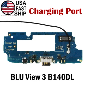 Placa de puerto de carga USB OEM + reemplazo de cargador de antena para BLU View 3 B140DL - Imagen 1 de 10