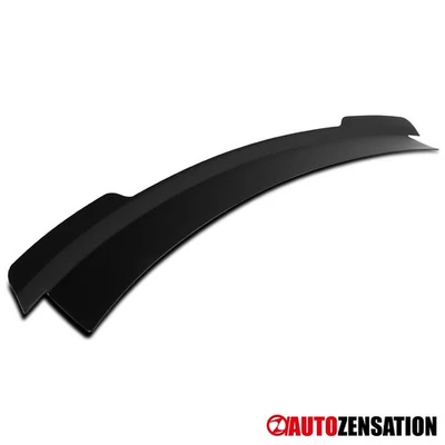 Fit 2015-2022 Ford Mustang Modern Style Matte Black Rear Trunk Spoiler Wing Lip Foto 1 de 4