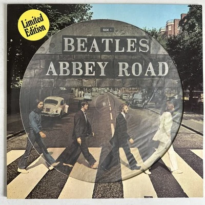 THE BEATLES ABBEY ROAD VINYL ALBUM DUTCH PICTURE DISC 1979 NEAR MINT PRO CLEANED - Image 1 of 4