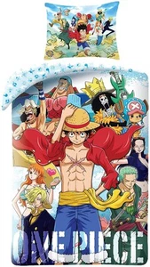 ONE PIECE Set Letto MONKEY RUFY LUFFY Cotone COPRIPIUMINO 140x200cm Originale - Imagen 1 de 1