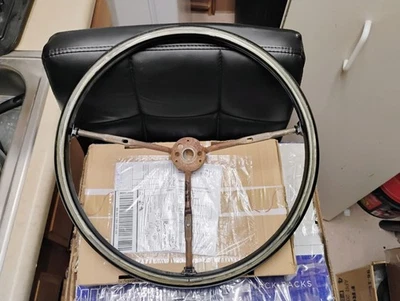 1971-1976 Cadillac Eldorado Fleetwood Coupe DeVille Steering Wheel No Cracks GM - Image 1 of 4