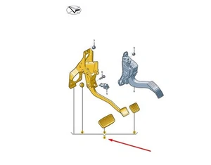 Volkswagen Amarok Mk2 Brake Pedal RHD 2HJ721031Q NEW - Picture 1 of 2