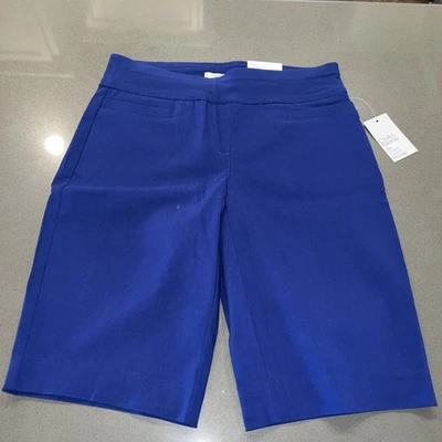 NEW Croft & Barrow Bermuda Mid Rise size 6 Women’s Blue - Image 1 of 4