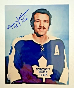 Foto de hockey autografiada de colección de 8x10 de Toronto Maple Leafs firmada por NORM ULLMAN 🏒 - Imagen 1 de 3
