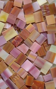 Mosaic Glass: PAINTED DESERT MIX, 5-ounce Stained Glass pack (about 100 Pieces) - Picture 1 of 1