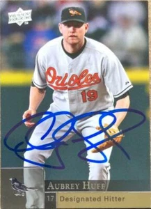 Aubrey Huff Autographed 2009 Upper Deck #35 - Picture 1 of 1