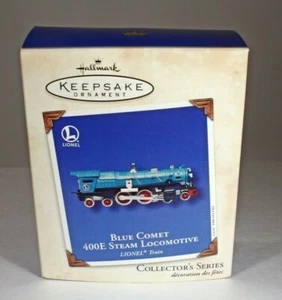 Hallmark QX8166 Lionel Blue Comet 400E Dampflok Ornament - NOS - Bild 1 von 5