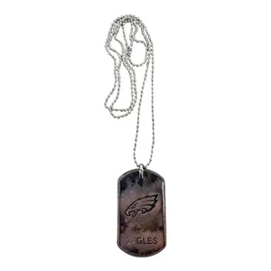 Philadelphia Eagles Erkennungsmarke Halskette mit 24 Zoll Kette - Bild 1 von 2